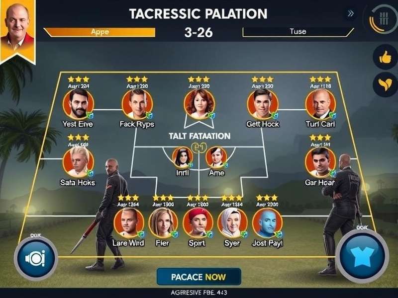 Player customization screen in Aggressive 3 4 3